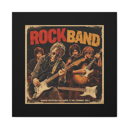 Rock Band Vintage Canvas Wall Art | Eco - Limited