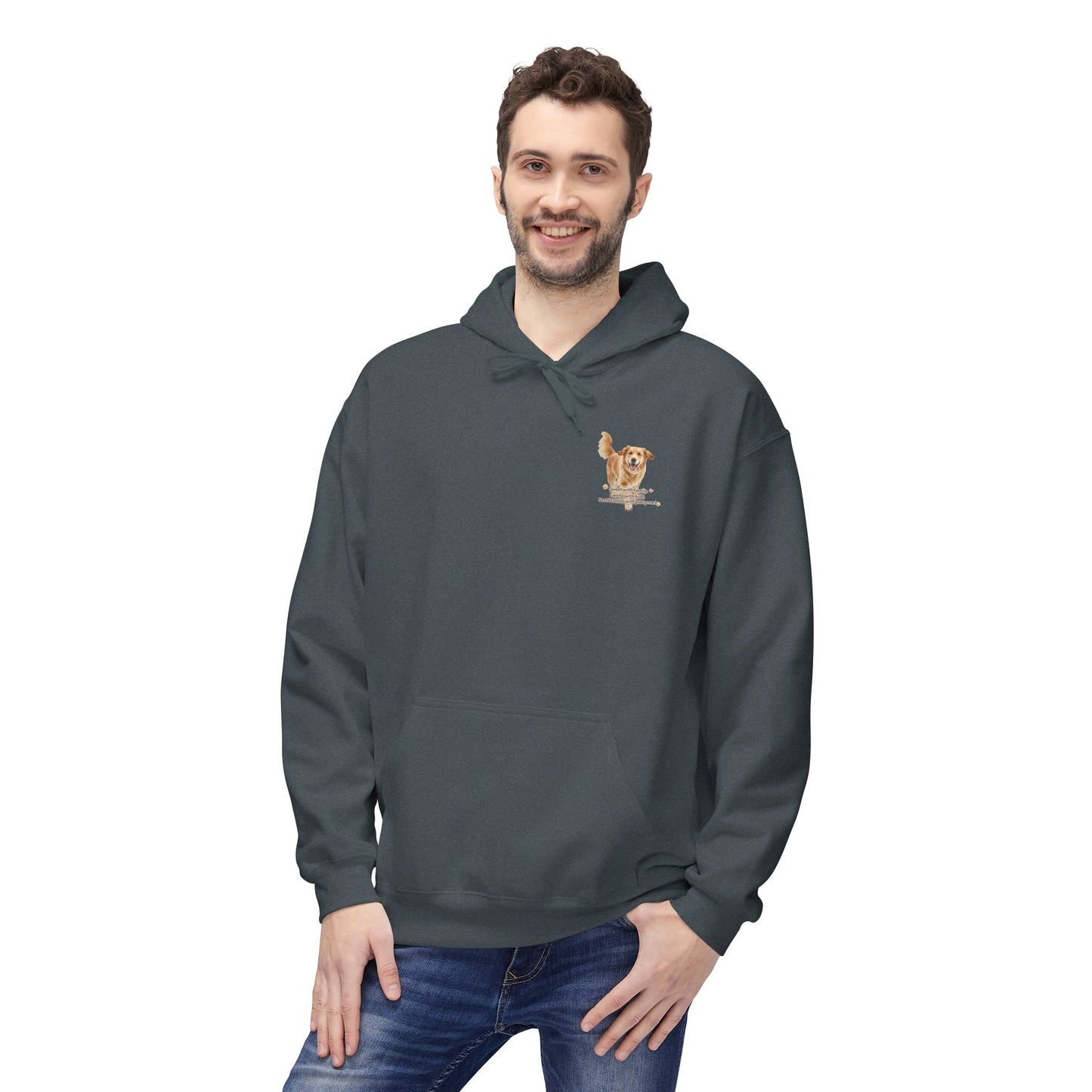 Golden Buddy Character Hoodie | Eco-Limited