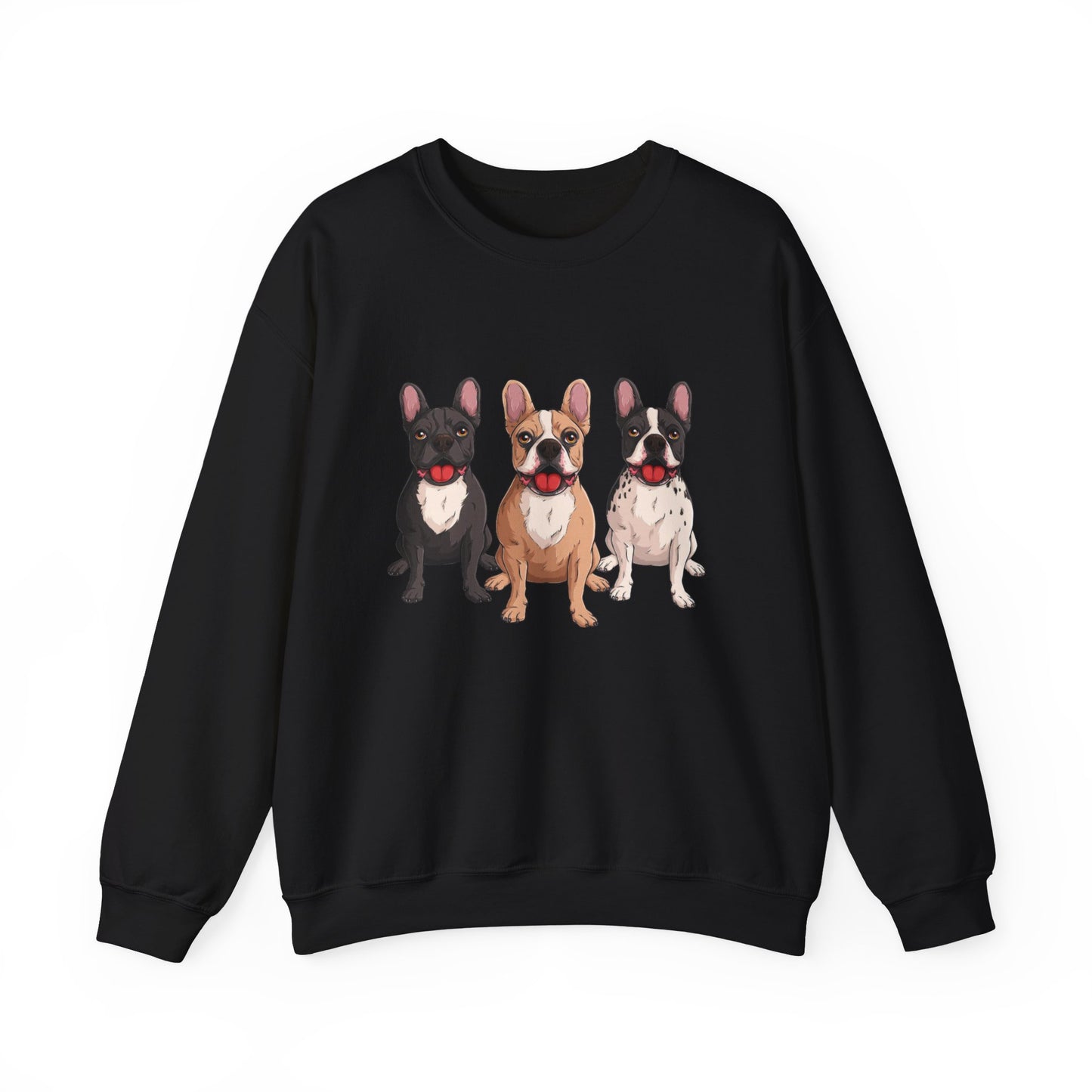French Bulldog Trio Graphic Sweatshirt|Eco-Friendly - Limited