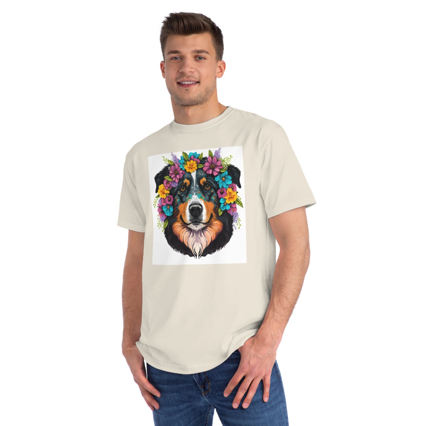 Floral Soul Dog Organic T-Shirt | Organic-Limited