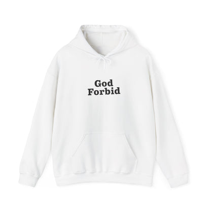 God Forbid Text Hoodie | Eco-Limited
