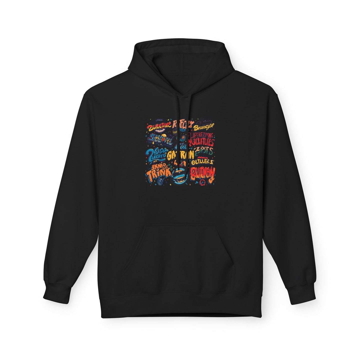 Retro Sticker Collage Graphic Hoodie|Eco-Friendly - Limited