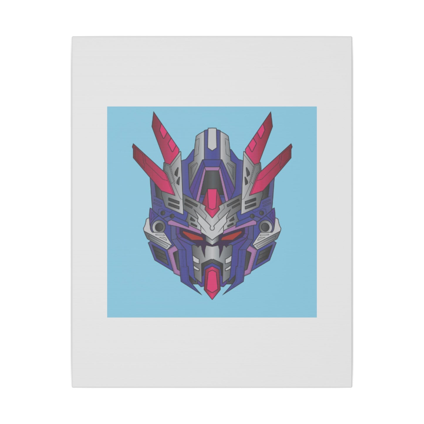 Mecha Warrior Helmet Organic Canvas
