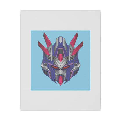 Mecha Warrior Helmet Organic Canvas