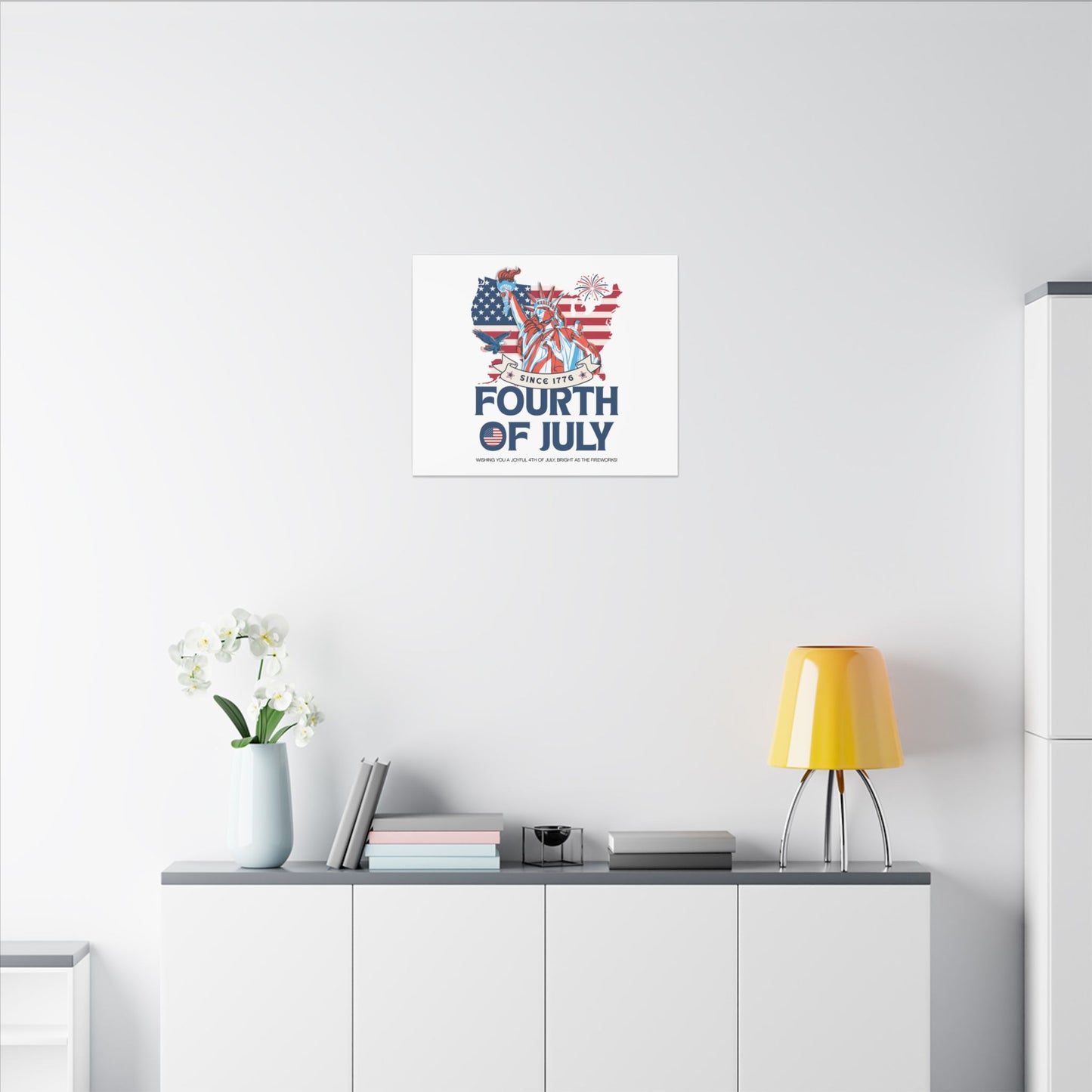 Fourth of July Canvas Wall Art