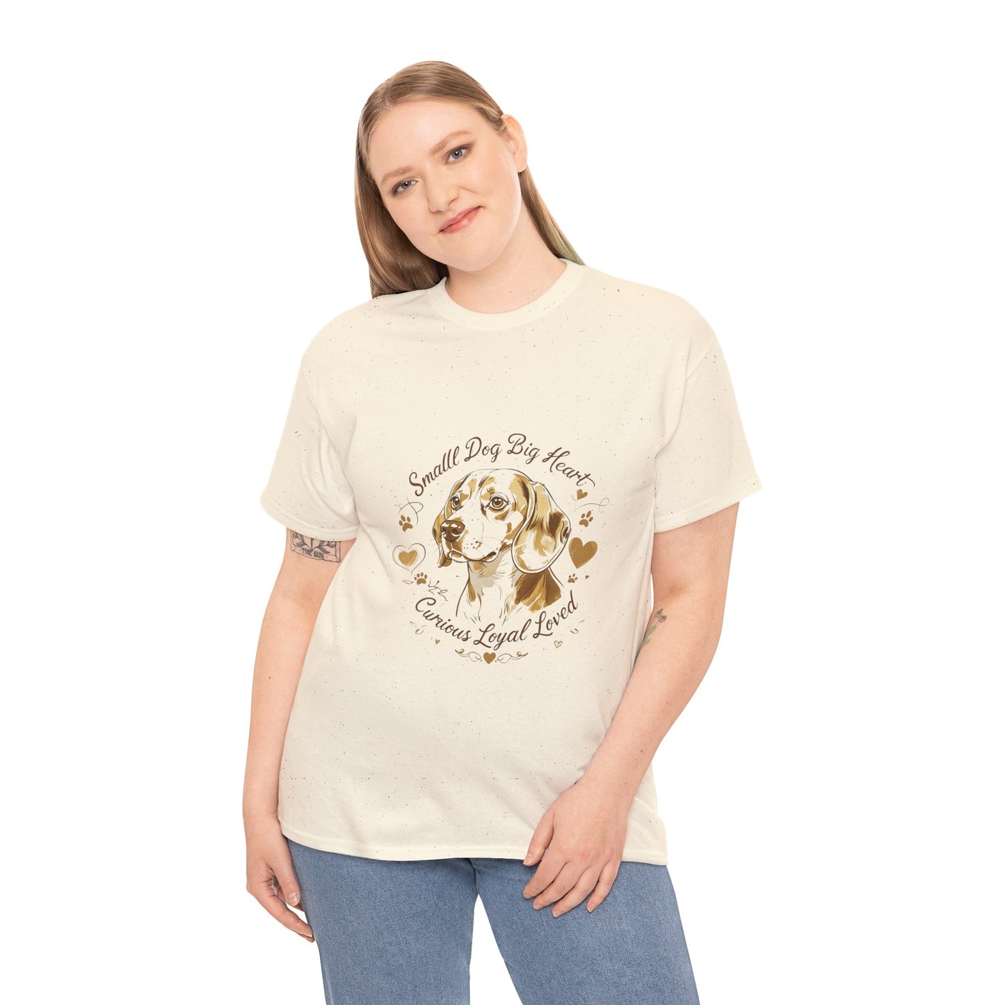 Beagle Small Dog Big Heart T-Shirt | Eco-Limited