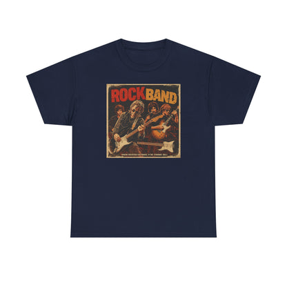 Rock Band Vintage Poster Art T-Shirt | Eco-Limited
