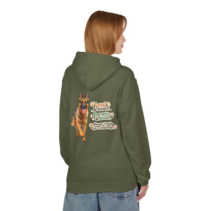German Shepherd Character Hoodie | Eco-Limited