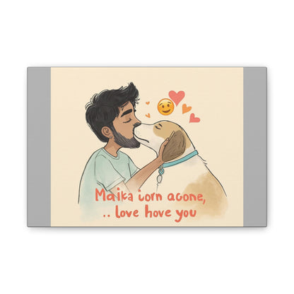 Love Never Leaves Canvas | Eco-Limited
