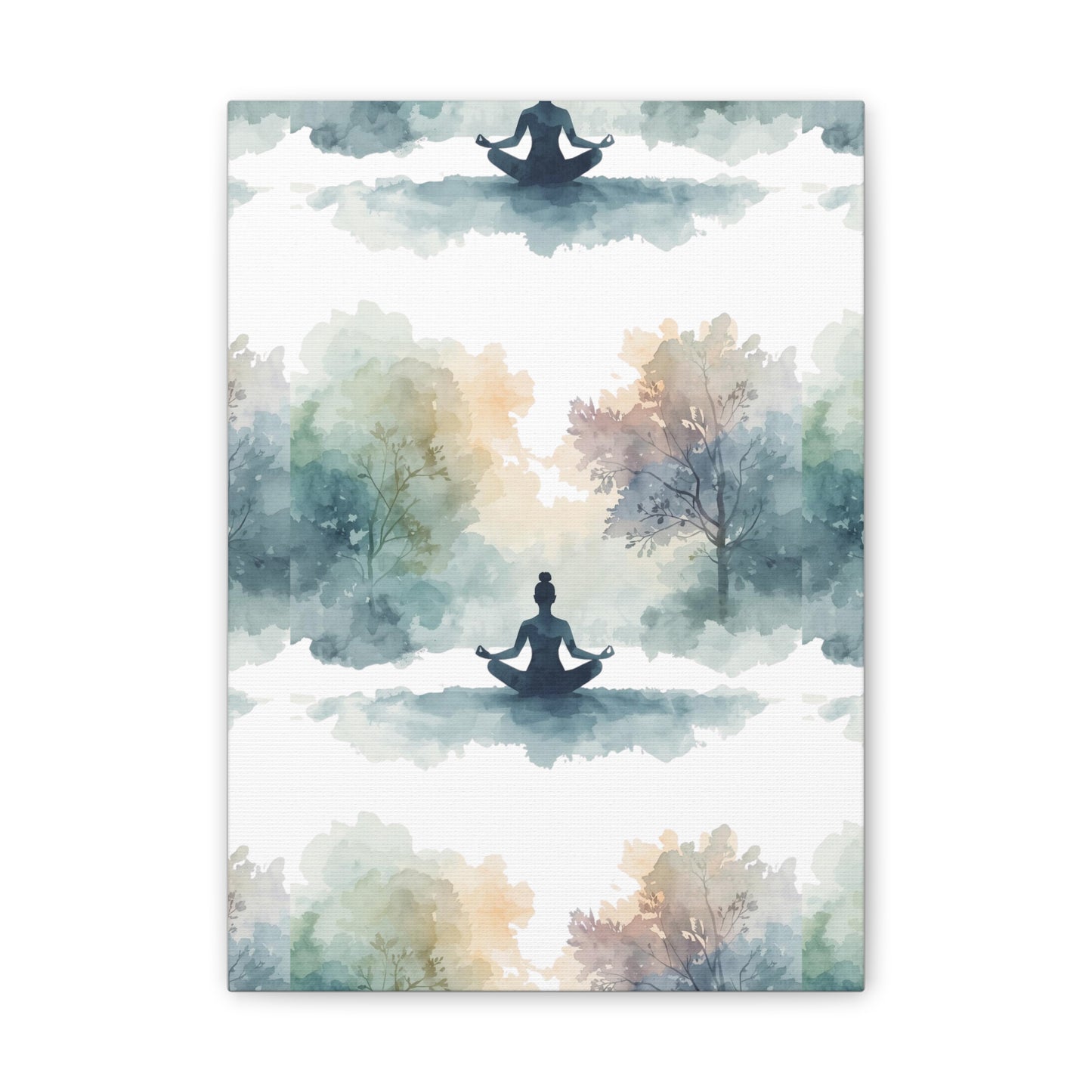 Peace Within Meditation Canvas Wall Art | Eco-Limited