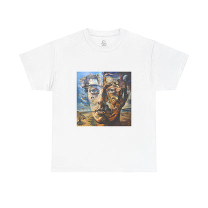 Surreal Split Mind Art T-Shirt | Eco-Limited
