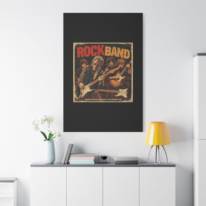 Rock Band Vintage Canvas Wall Art | Eco - Limited