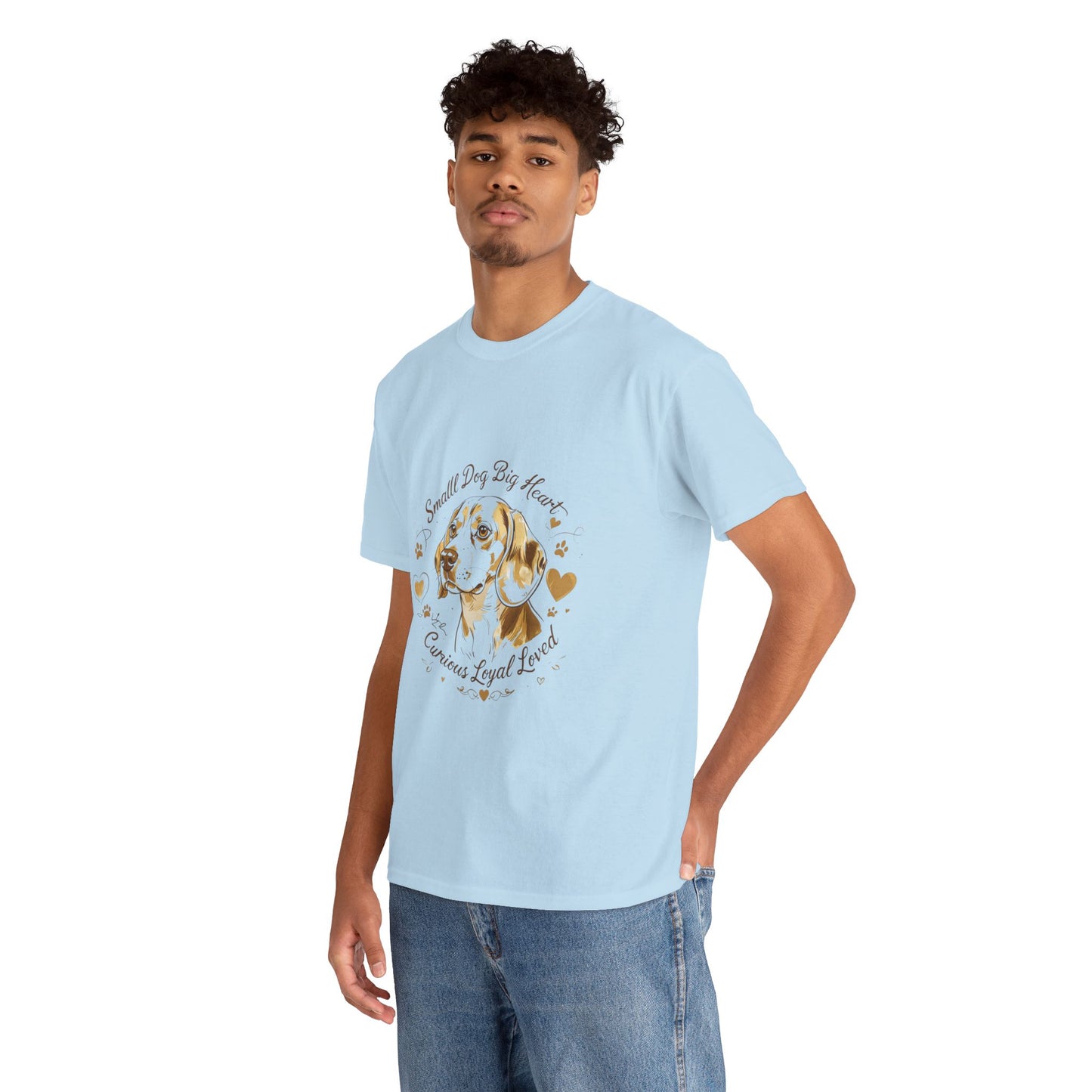 Beagle Small Dog Big Heart T-Shirt | Eco-Limited
