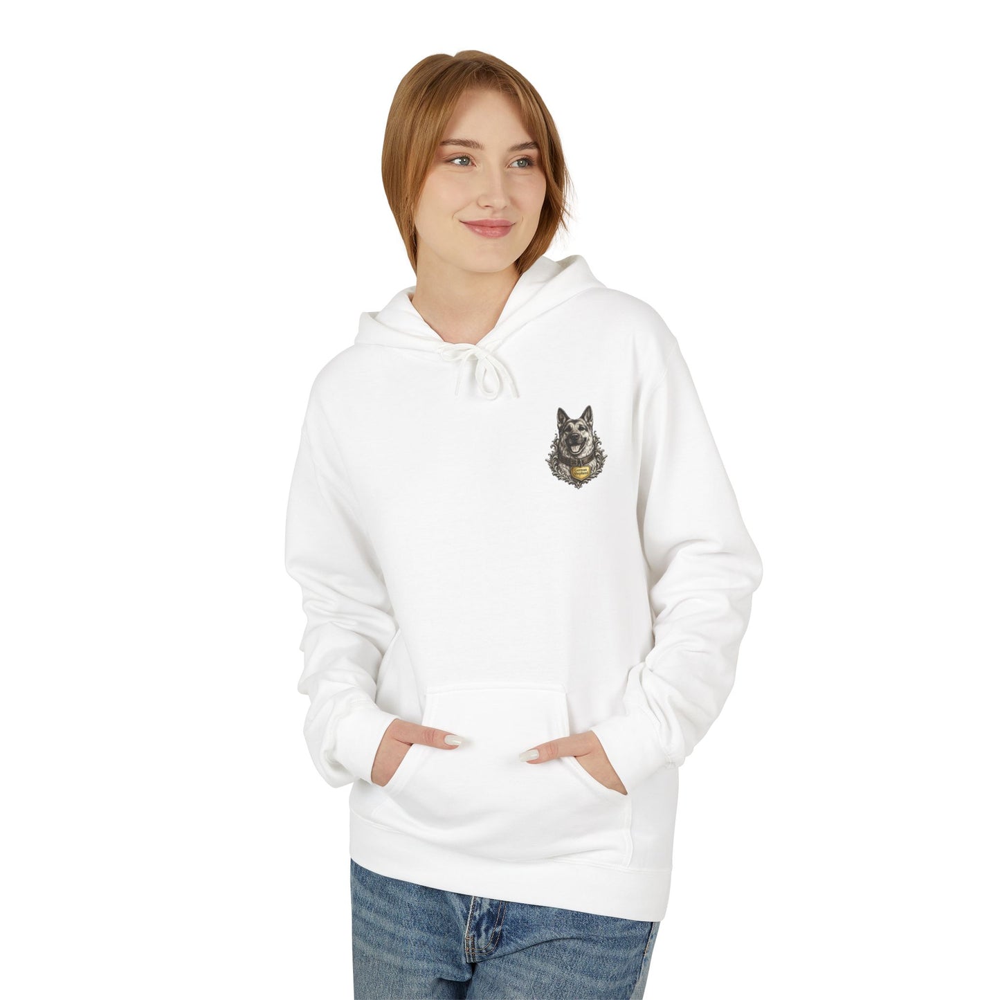 German Shepherd Crest Hoodie | Eco-Limited