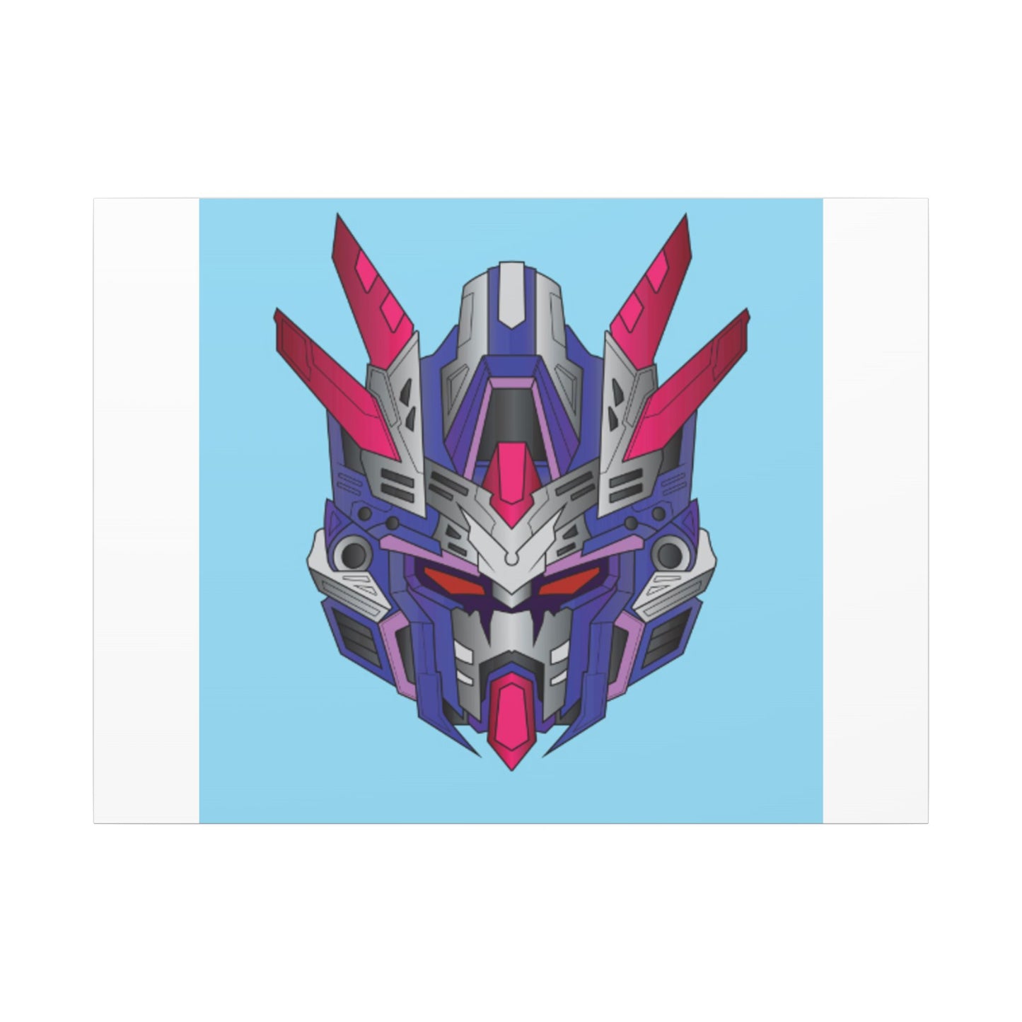Mecha Warrior Helmet Organic Canvas