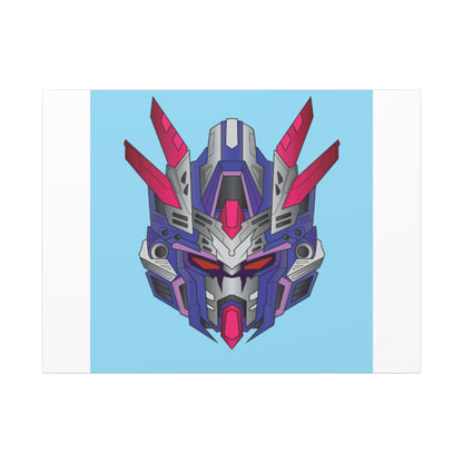 Mecha Warrior Helmet Organic Canvas