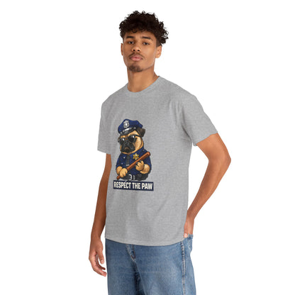 Respect The Paw K9 Officer Dog T-Shirt | Eco-Limited