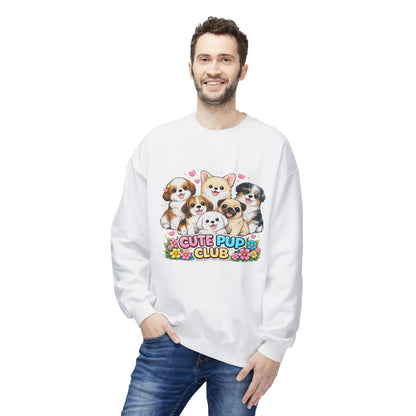 Cute Pup Club Graphic Sweater | Eco - Limited
