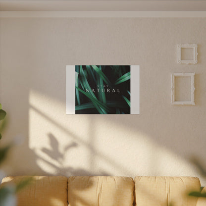 Stay Natural Botanical Canvas Wall Art