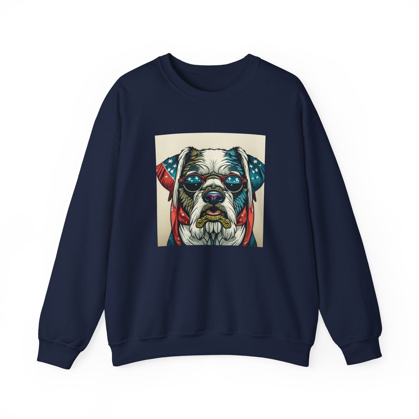 Patriot Dog Portrait Sweatshirt | Eco - Limited