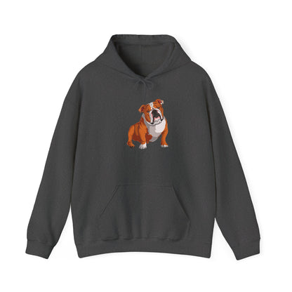 Cute English Bulldog Graphic Hoodie|Eco-Friendly - Limited