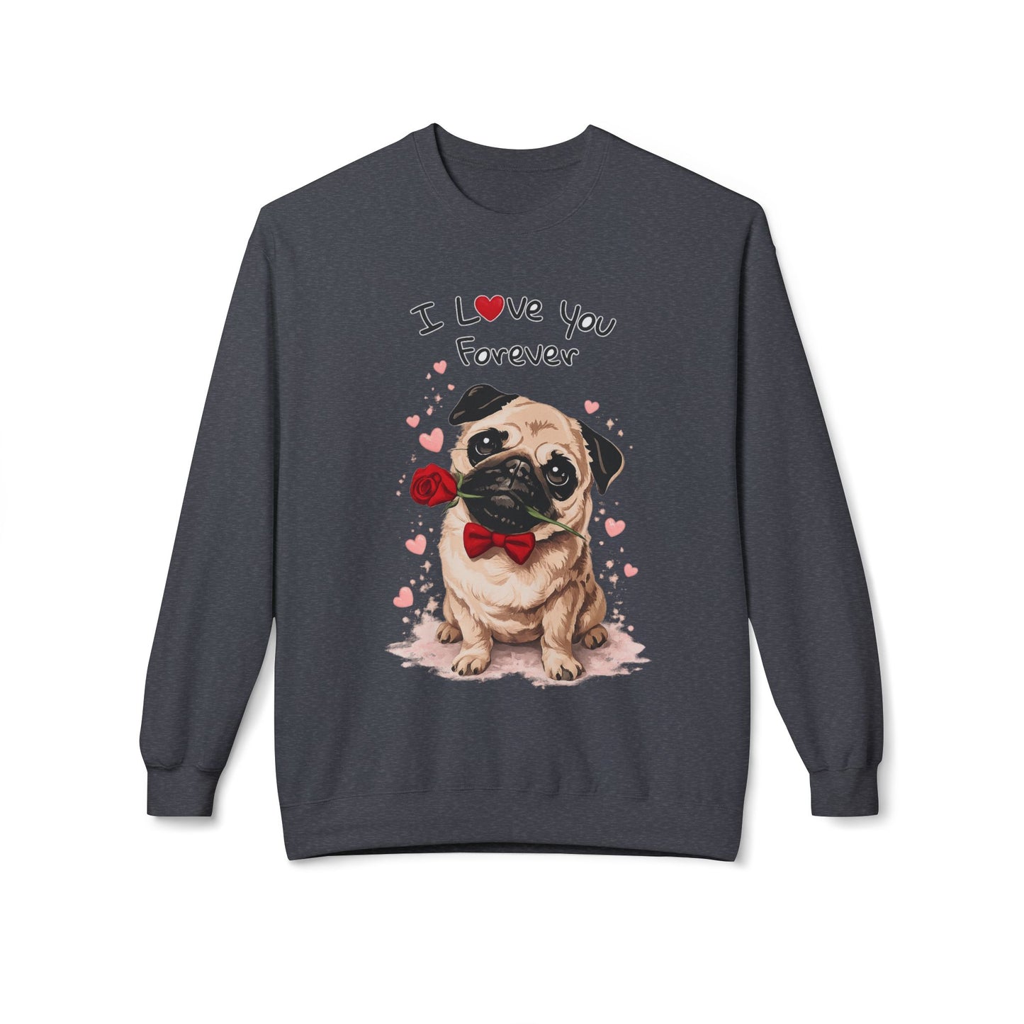 Pug Love Forever Sweater | Eco-Limited