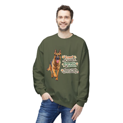 German Shepherd Character Sweatshirt | Eco-Limited