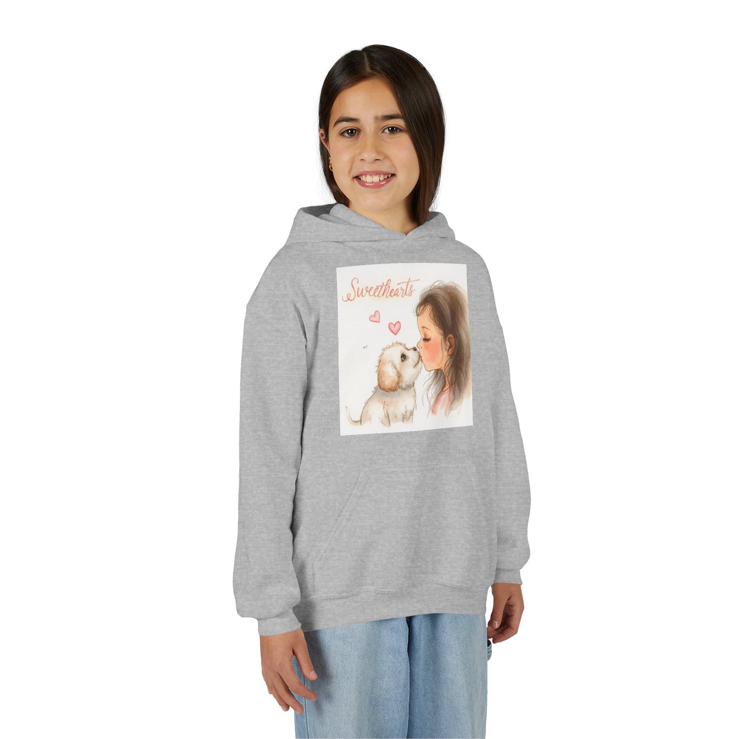 Sweethearts Puppy Moment Children Hoodie | Eco-Limited