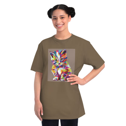 Color Pop Kitten Organic T-Shirt | Organic-Limited