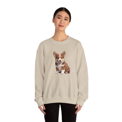 Corgi Puppy Graphic Sweatshirt|Eco-Friendly - Limited