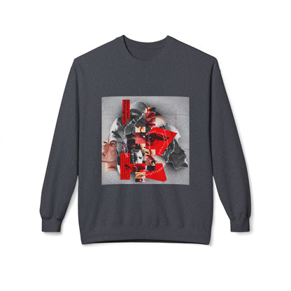Surreal Identity Collage Sweatshirt | Eco-Limited