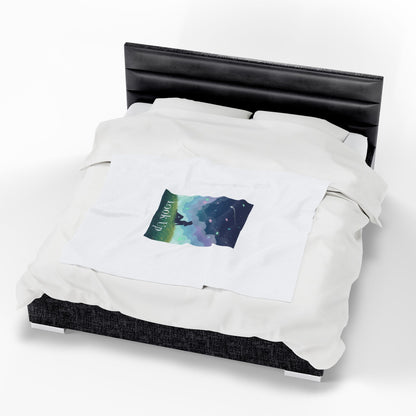 Look Up Night Sky Blanket | stargaze illustration, celestial decor