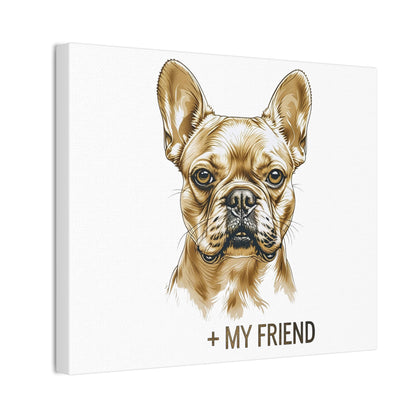 French Bulldog My Friend Canvas Wall Art | Eco Limited