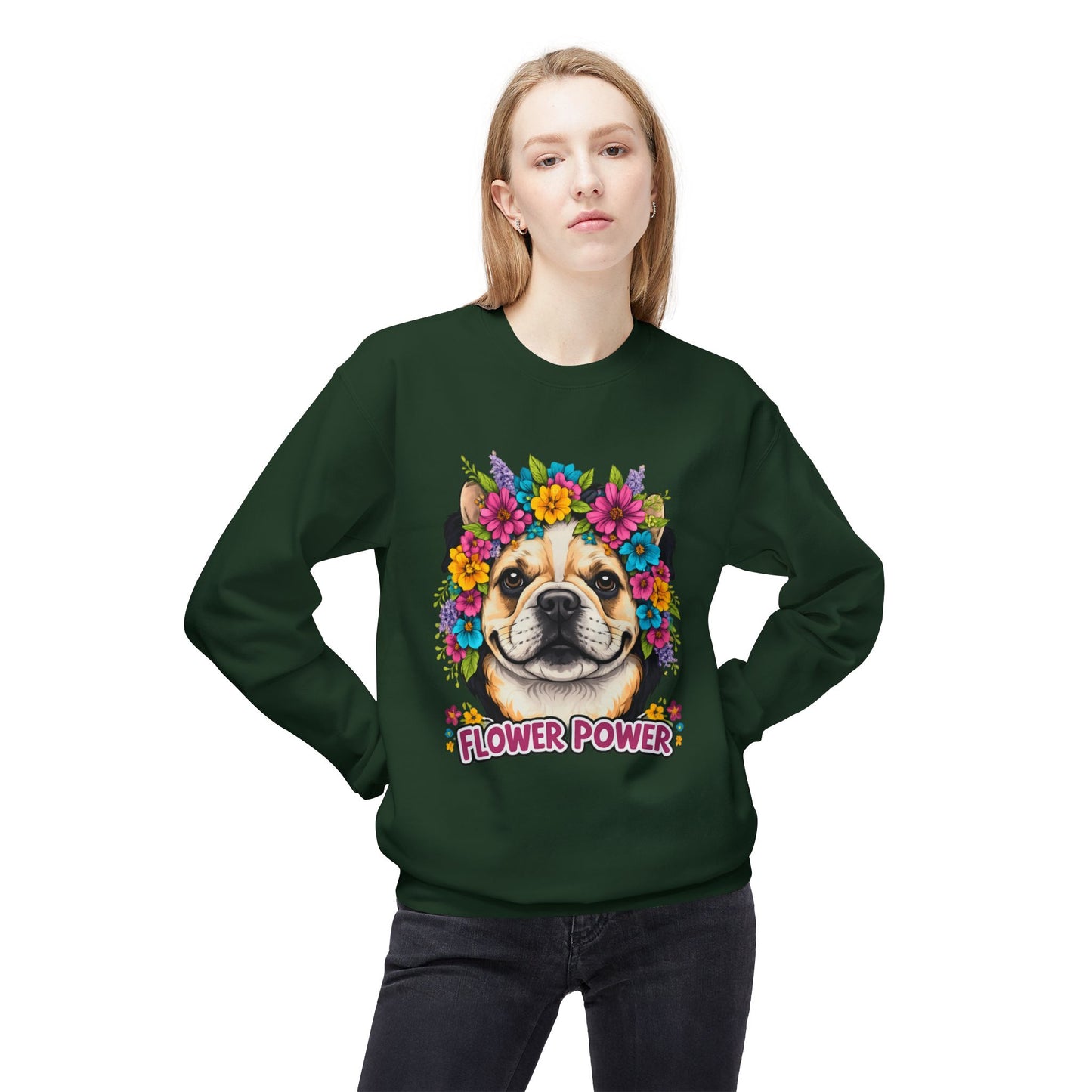 Flower Power Vintage Dog Sweater | Eco - Limited