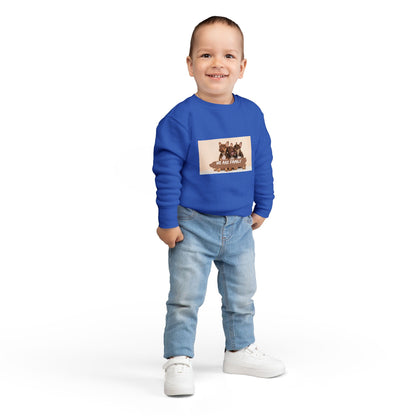 Cute Puppy 'We Are Family' Graphic Pullover