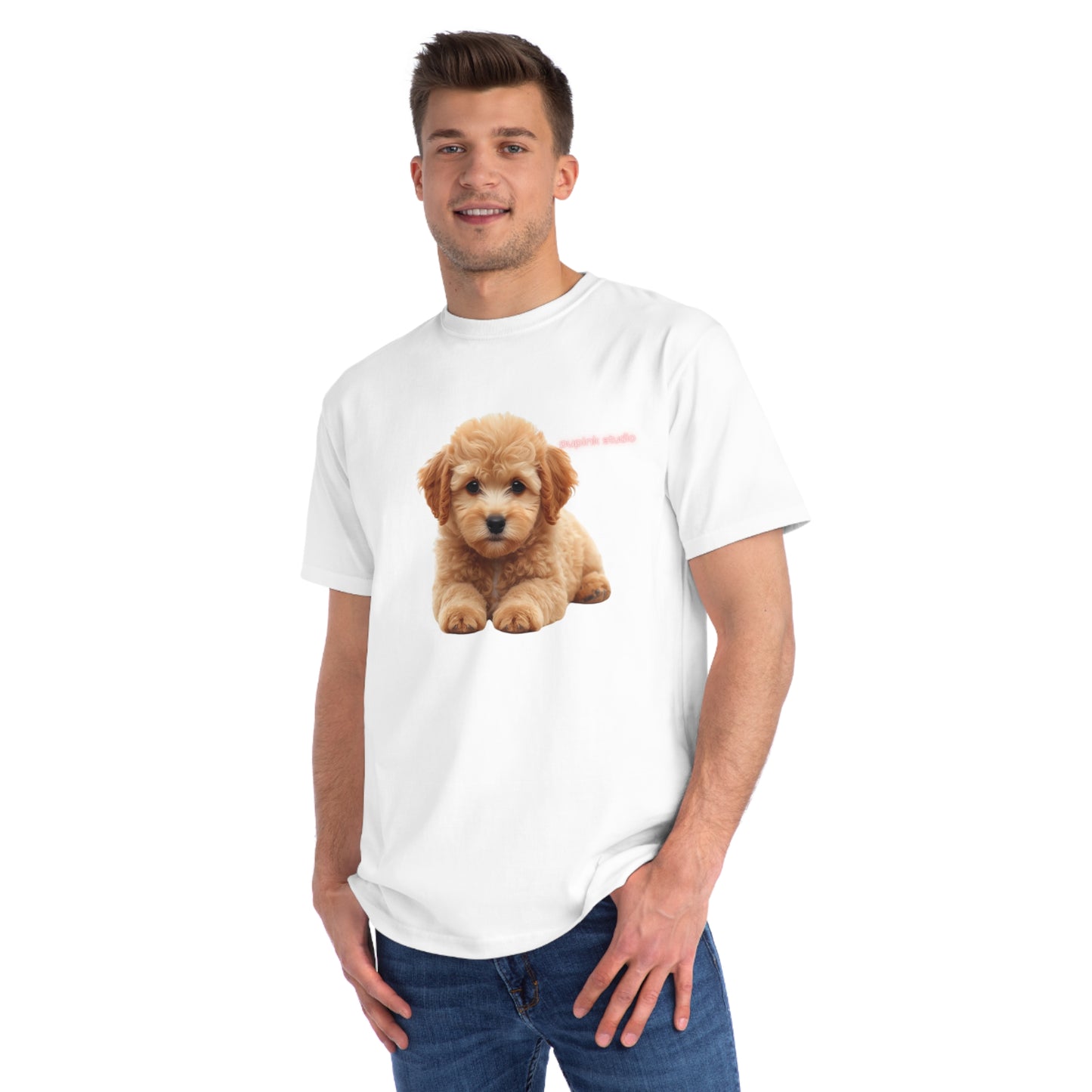 Organic Puppy Portrait T-Shirt | Organic-Limited