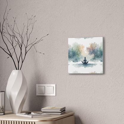 Peace Within Meditation Canvas Wall Art | Eco-Limited