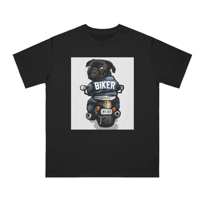 Organic Biker Pug T-Shirt | Organic-Limited