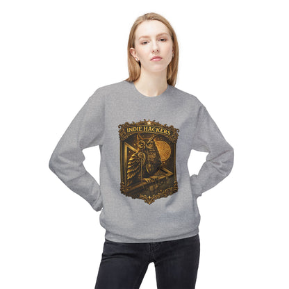 Indie Hackers Owl Graphic Sweatshirt | Eco-Limited