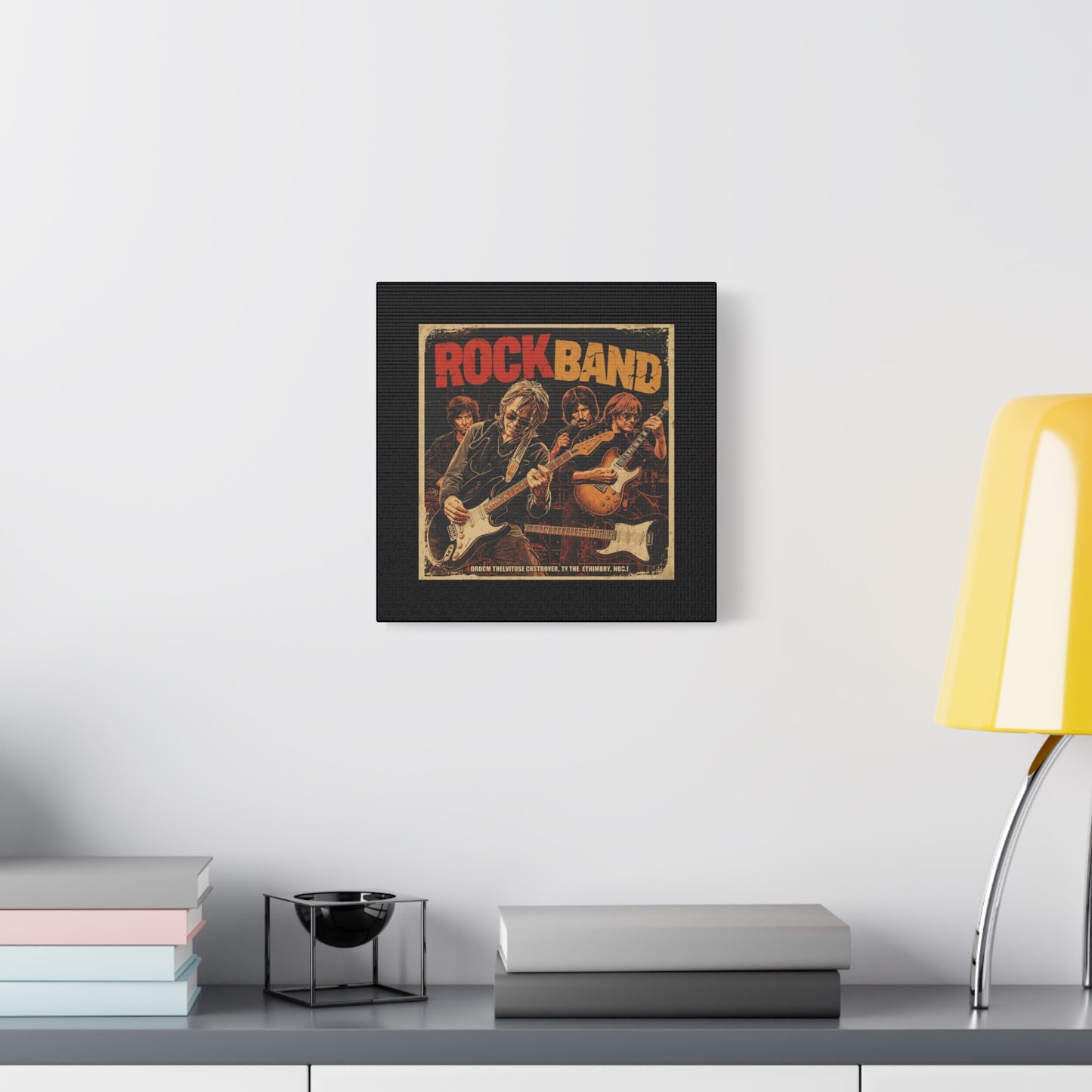 Rock Band Vintage Canvas Wall Art | Eco - Limited