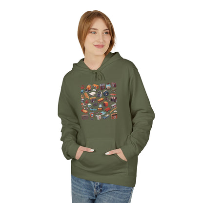 Assorted Cake & Pastry Graphic Hoodie|Eco-Friendly - Limited