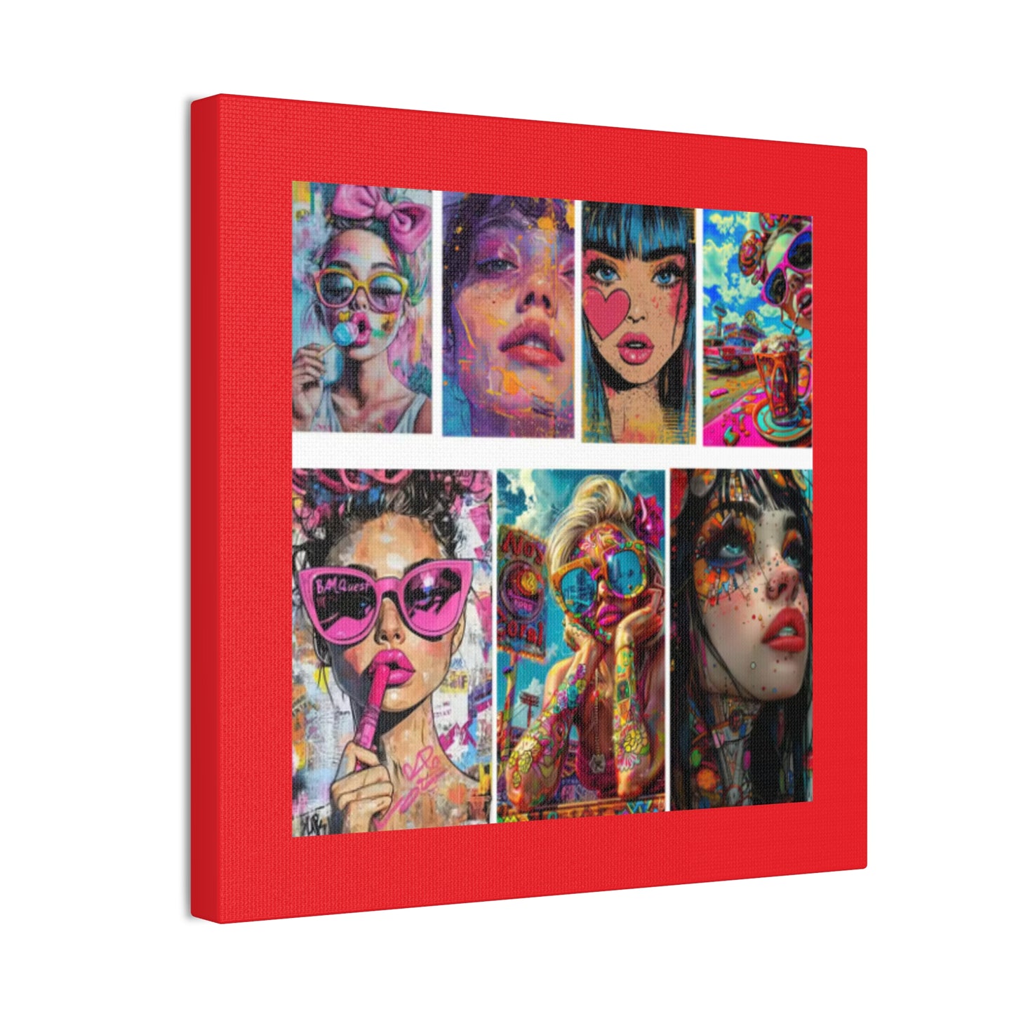 Pop Art Muse Canvas | Statement Wall Art