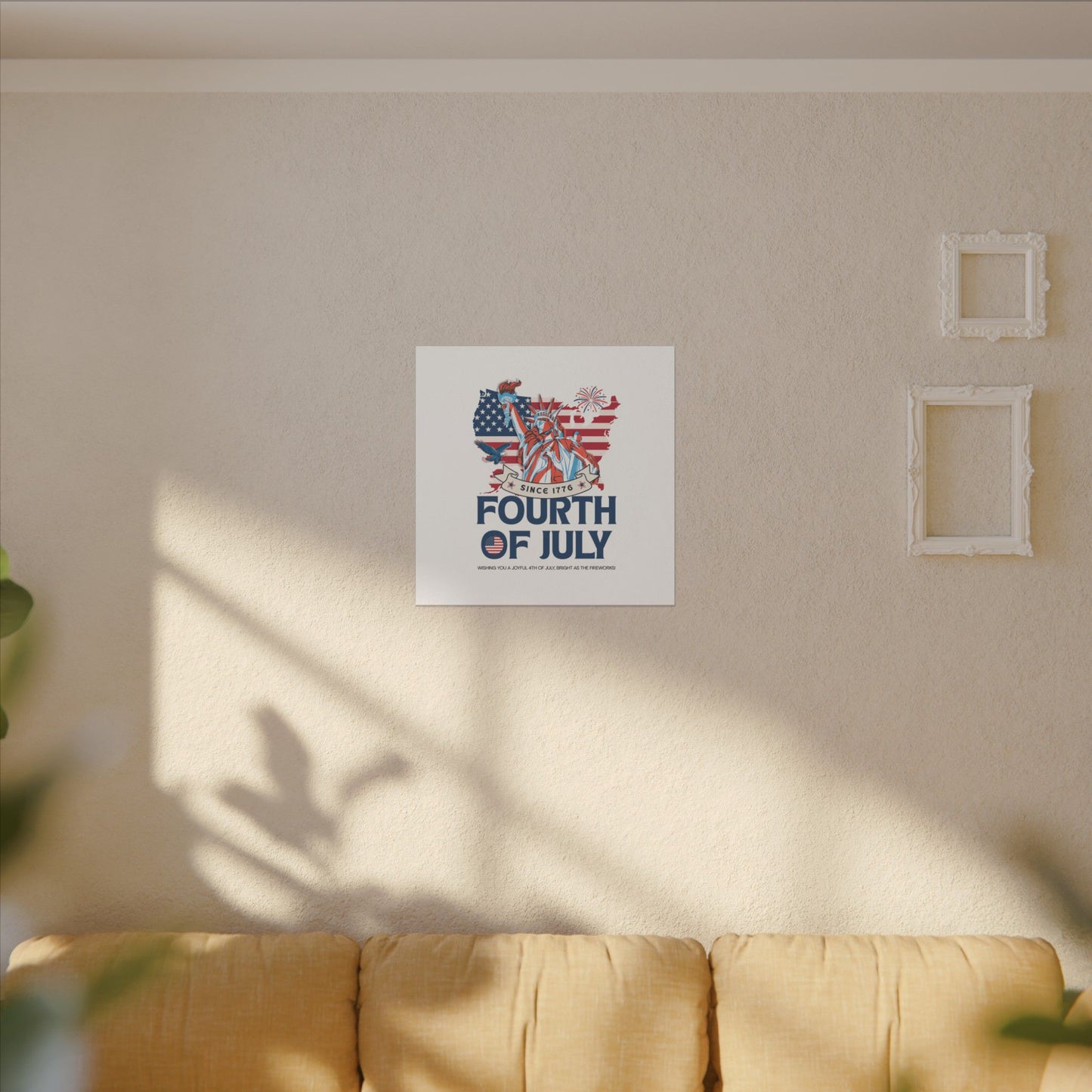 Fourth of July Canvas Wall Art