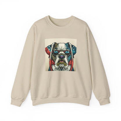 Patriot Dog Portrait Sweatshirt | Eco - Limited
