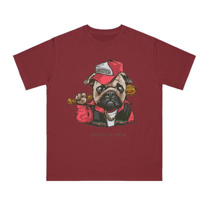 Organic Gangster Pug T-Shirt | Organic-Limited