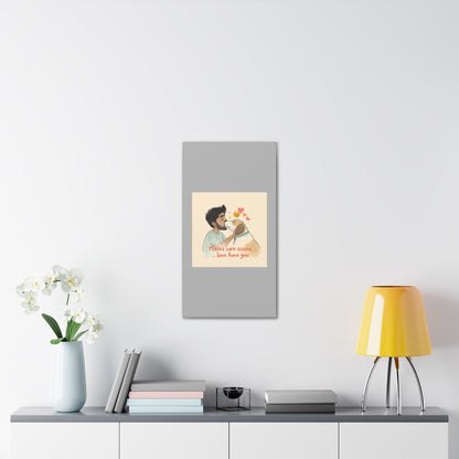 Love Never Leaves Canvas | Eco-Limited