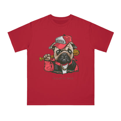 Organic Gangster Pug T-Shirt | Organic-Limited
