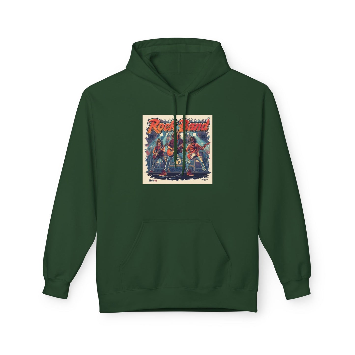 Retro Rock Band Vintage Poster Hoodie|Eco-Friendly - Limited