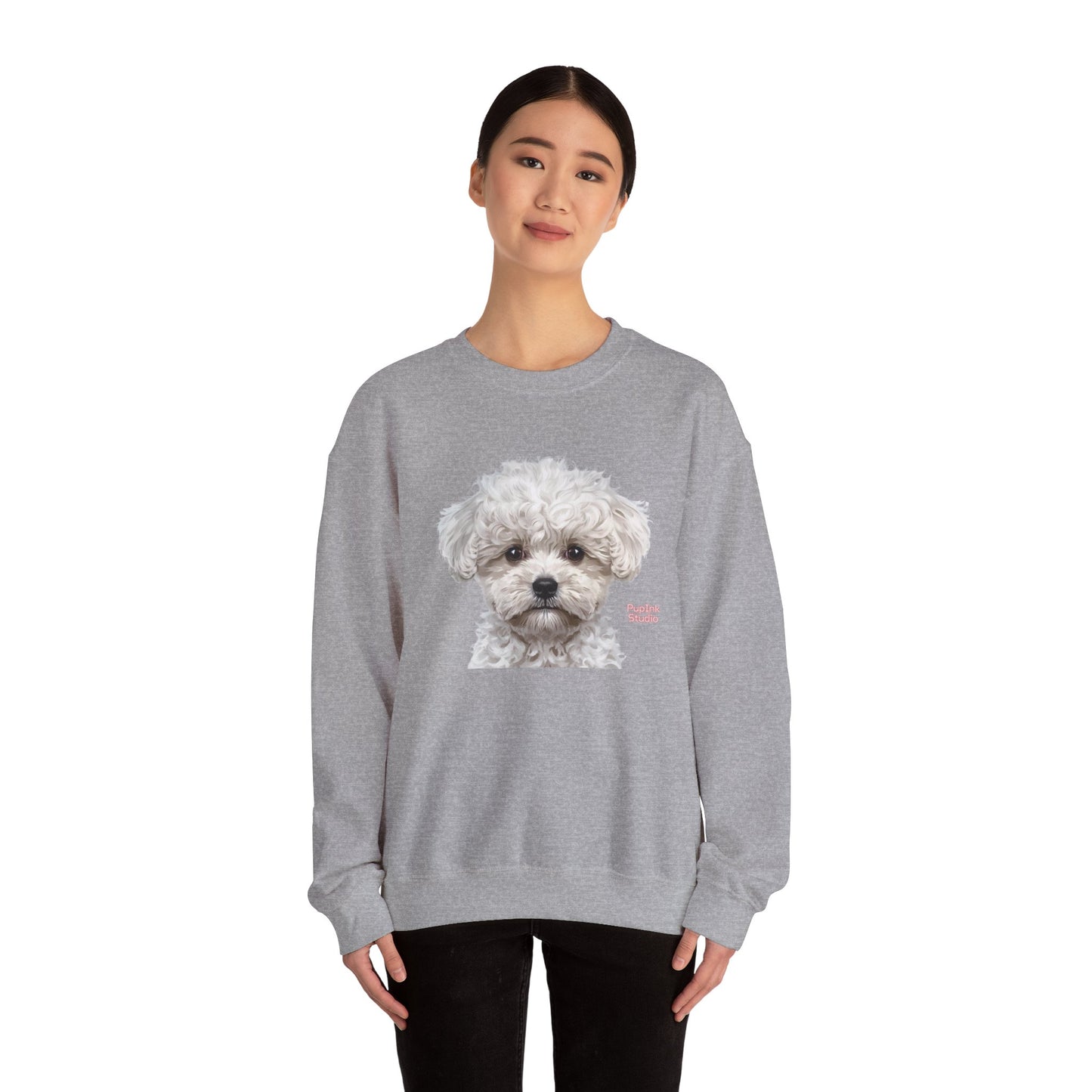 Poodle Portrait Graphic Sweater | Eco-Limited