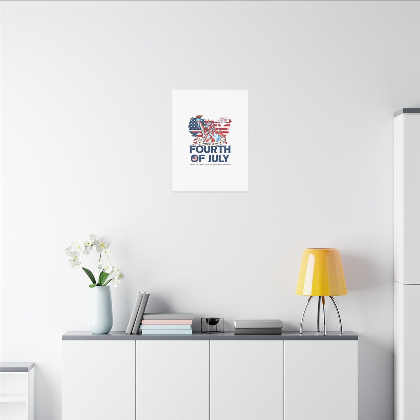 Fourth of July Canvas Wall Art